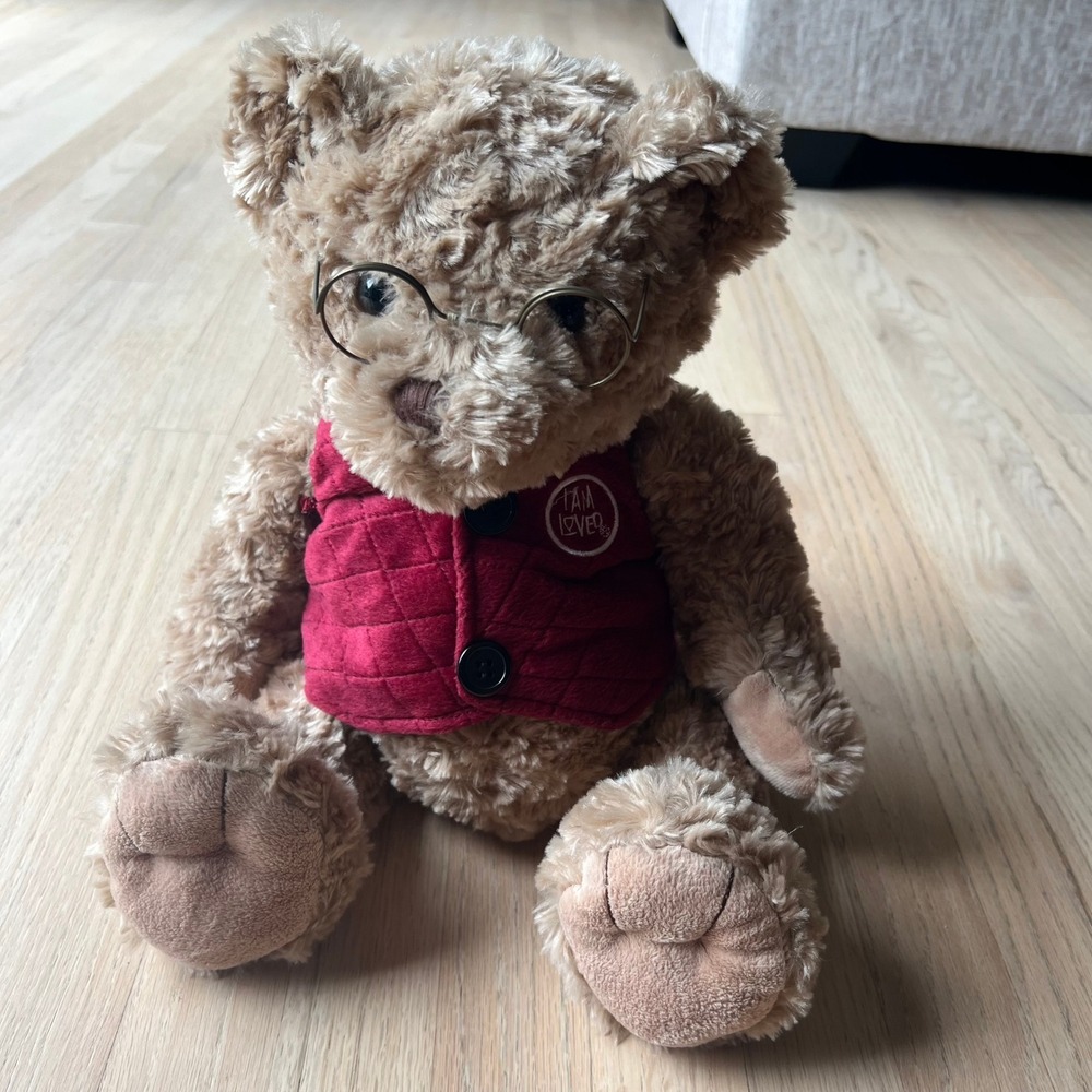 Helzberg Diamonds 2010 Limited Edition I Am Loved Teddy Bear Tan Plush 15 inch